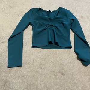 Abercrombie and Fitch long Sleeve Blouse; Never worn; Cute keyhole; Size small